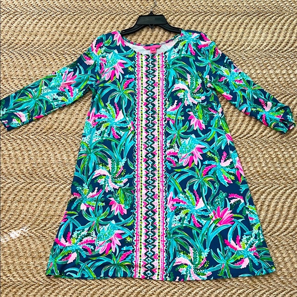 Lilly Pulitzer Dresses & Skirts - Lilly Pulitzer Pink and Green Ophelia swing dress